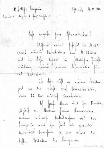 Personalunterlagen Schleenbecker, Richard