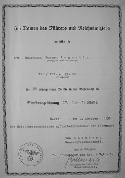 Verleihungsurkunde HE 1