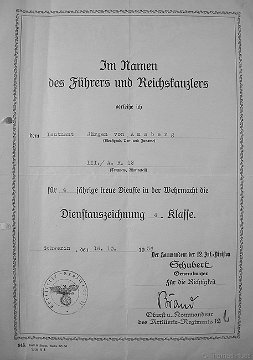 Verleihungsurkunde HE 6