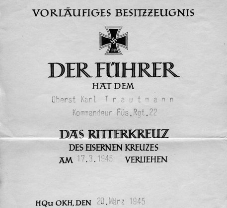 Ritterkreuz des Eisernen Kreuzes