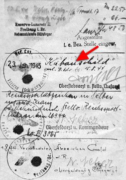 Soldbuch-Eintrag HE 2