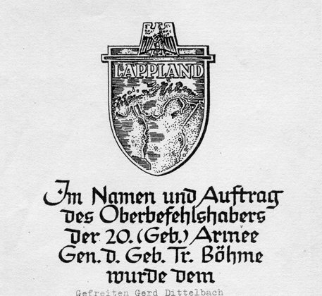 Ärmelschild Lappland