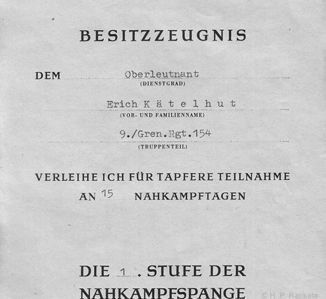 Nahkampfspange