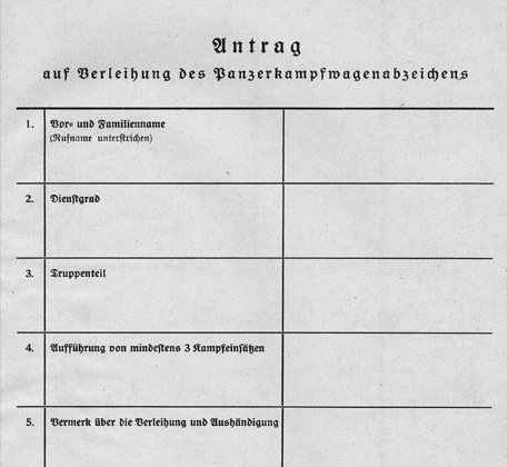 Verleihungsanträge