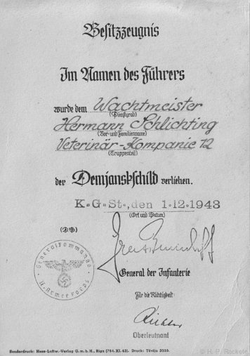 Ärmelschilder Heer