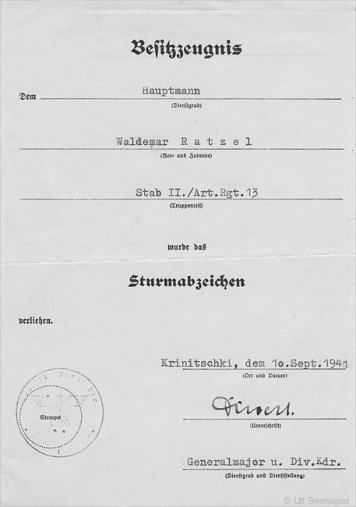 Allgemeines-Sturmabzeichen Heer