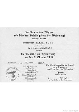 Verleihungsurkunde HE 2