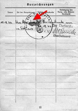Soldbuch-Eintrag HE 2
