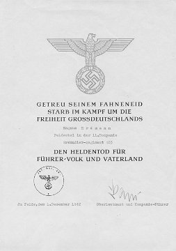 Gedenkblatt HE 1