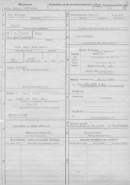 Stammrollenauszug HE 1