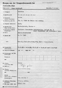 Stammrollenauszug HE 1
