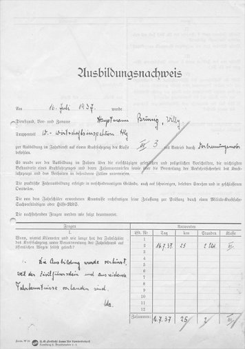 Ausbildungsnachweise Heer