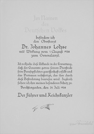Beförderungsurkunden Heer