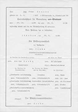 Zeugnis HE 2