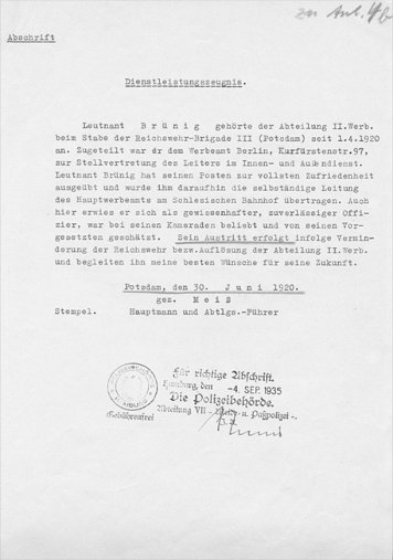 Dienstleistungszeugnisse Heer