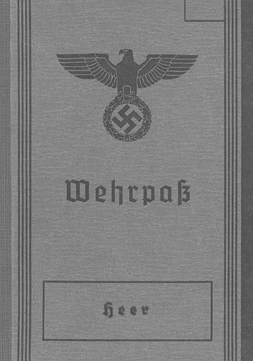 Wehrpässe Heer