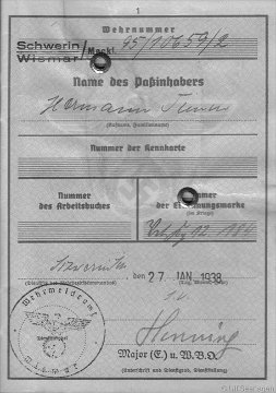 Wehrpass HE 3